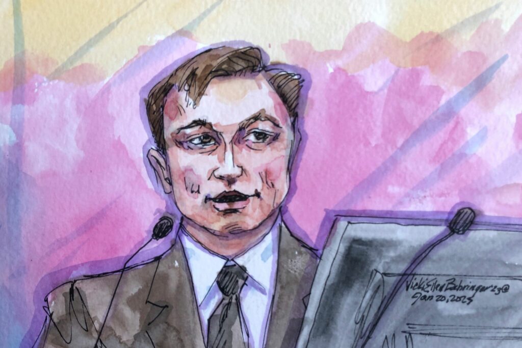Elon Musk verteidigt Tweets über Tesla-Aktien vor Gericht