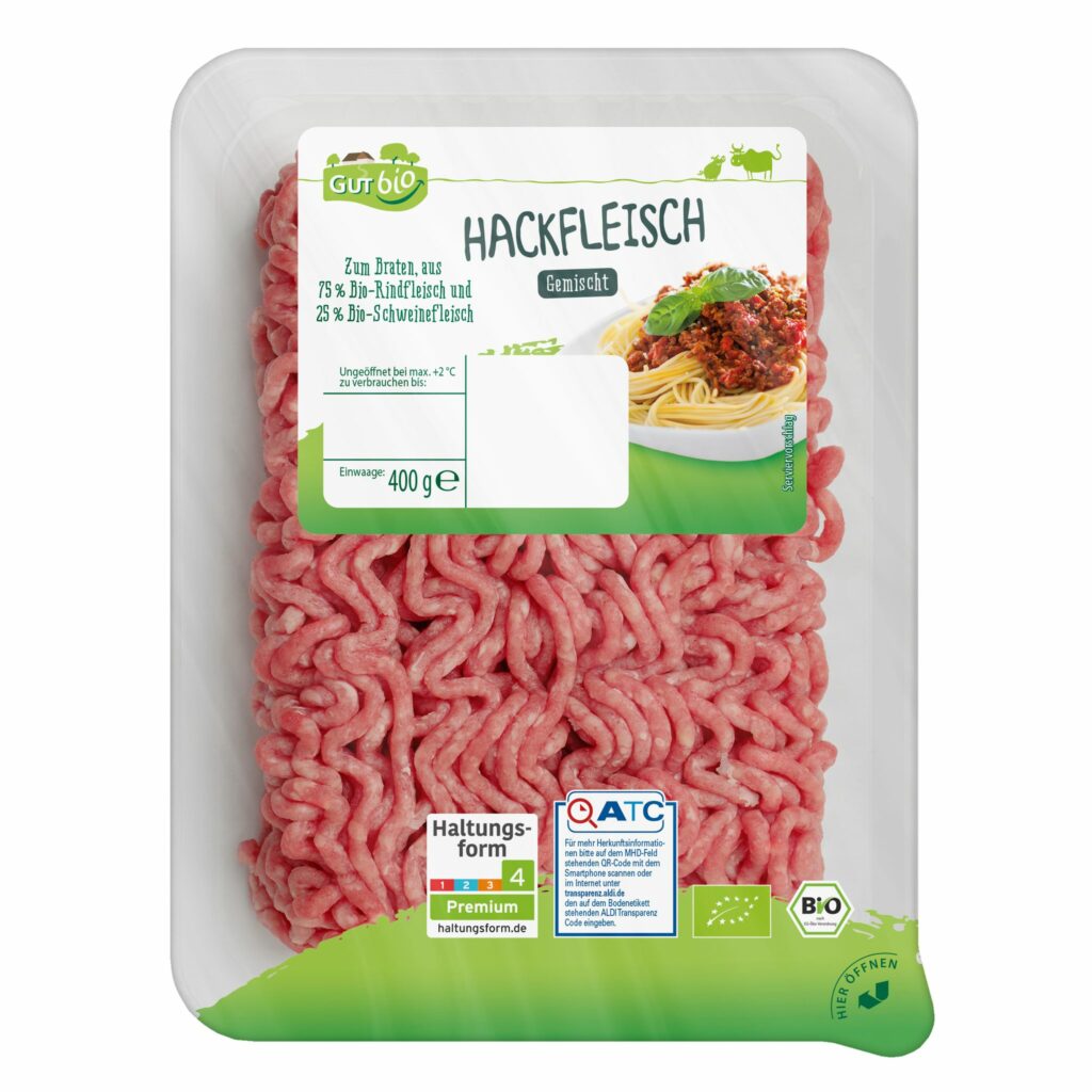 Marktanteil von Bio-Fleisch leicht gesunken