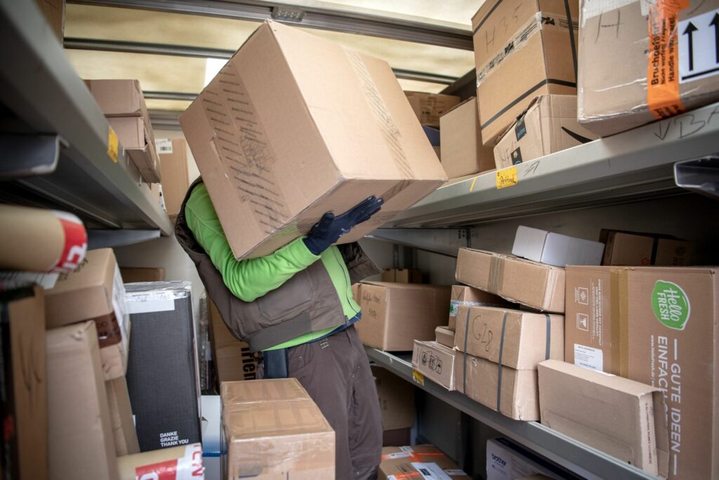 Großkundgebung von Verdi zu Novelle des Postgesetzes