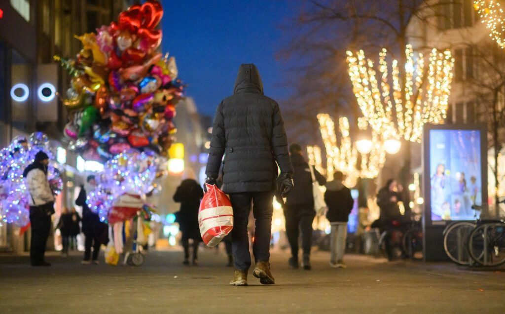 Handel: Weihnachtsgeschäft deutlich schlechter als 2022