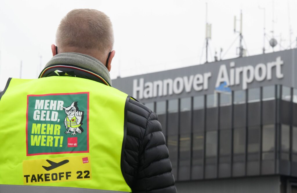 Weitere Warnstreikwelle beginnt am Flughafen Hannover