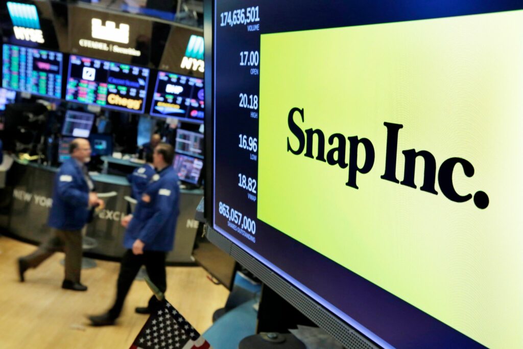 Aktie von Snapchat-Firma springt nach Umsatzplus hoch
