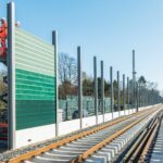 70 Kilometer Lärmschutzwände an Bahnstrecken gebaut